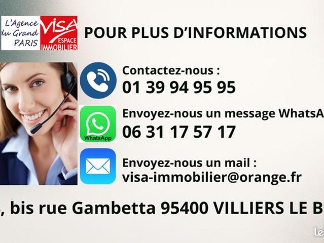 Maison vente à Sarcelles, Villiers-le-bel