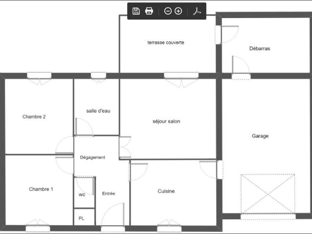 Maison vente à Mirande, Miélan