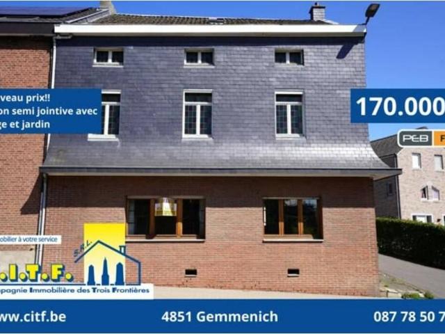 Maison vente à Plombières, Wallonie