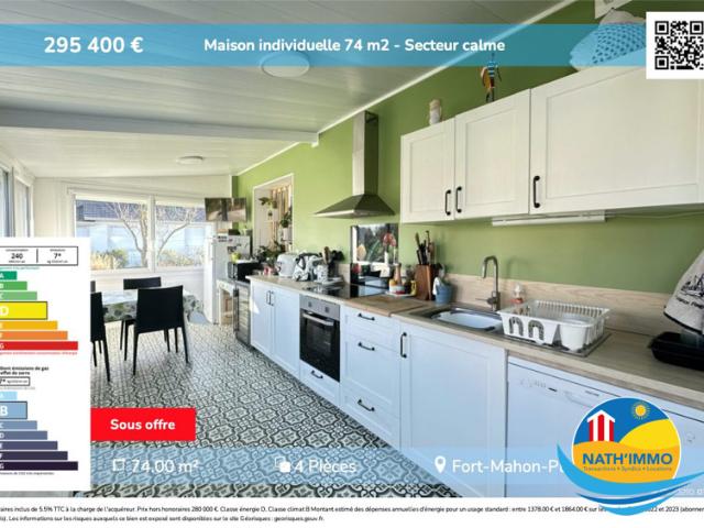 Maison vente à Abbeville, Fort-mahon-plage