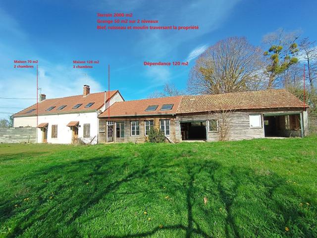 Maison vente à Mauvrain, La Celle-sur-Nièvre