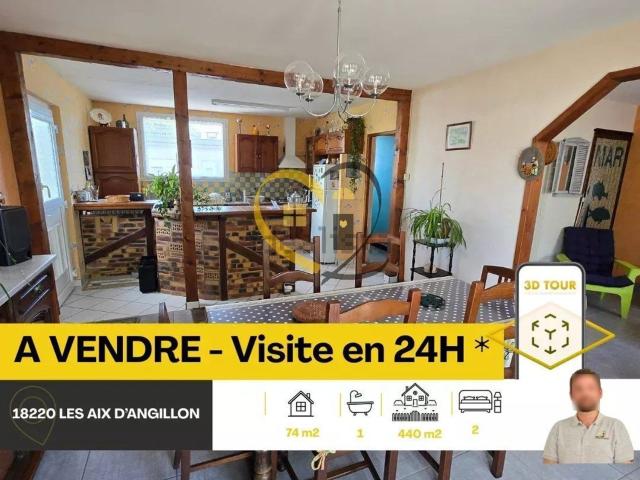 Maison vente à Les Aix-d'Angillon, Cher