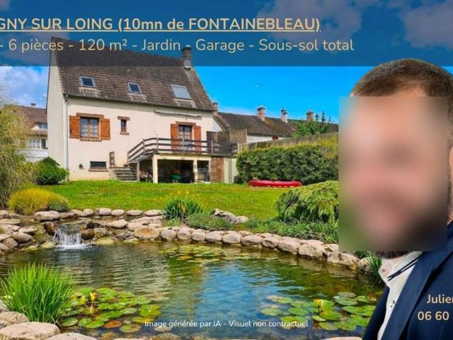 Maison vente à Le Veau, Montigny-sur-Loing