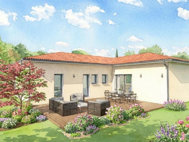 Maison vente à L'Aubarède, Peujard