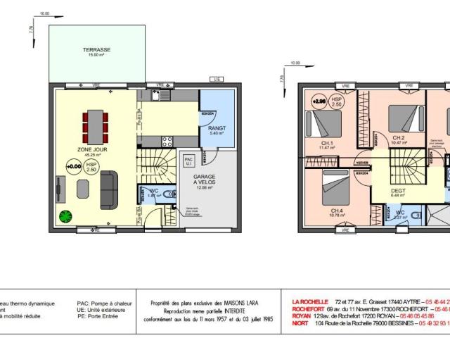 Maison vente à La Rochelle, La Jarne