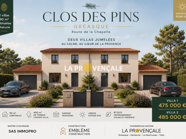 Maison vente à Aix-en-Provence, Gréasque