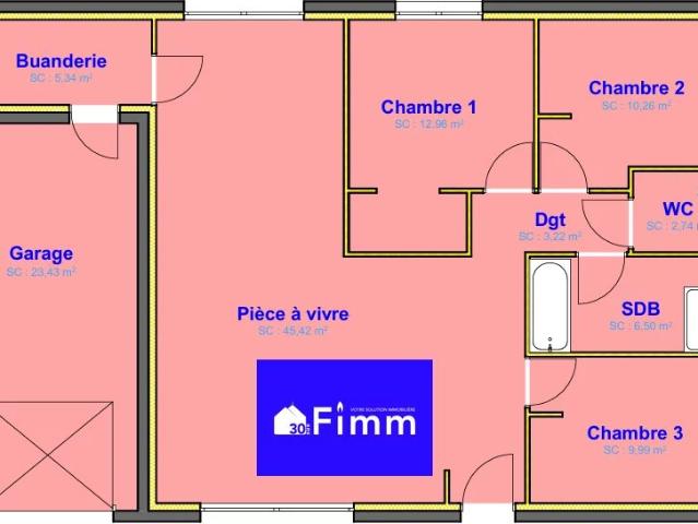 Maison vente à Les Grands Prés, Félines