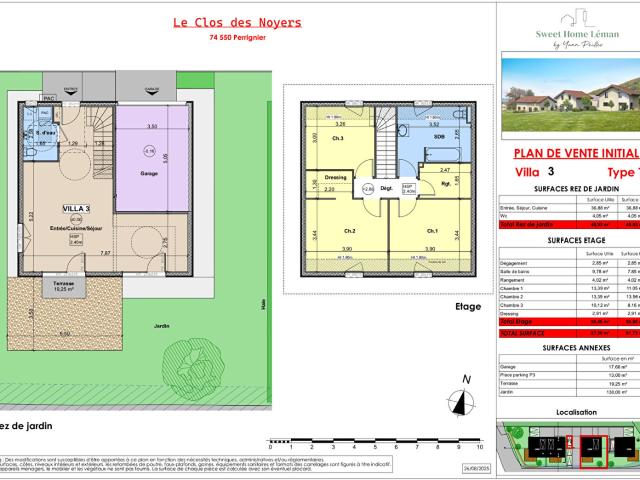 Maison vente à Thonon-les-Bains, Perrignier