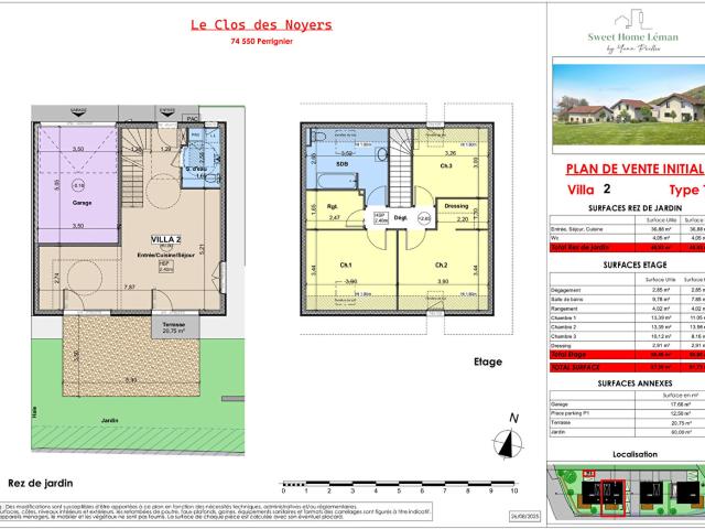 Maison vente à Thonon-les-Bains, Perrignier