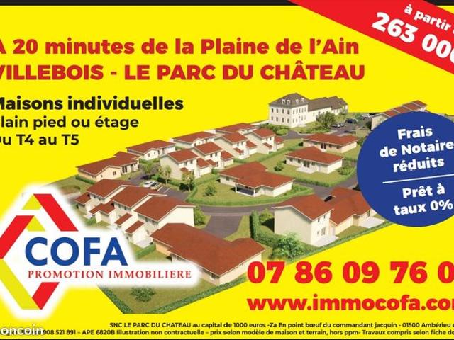 Maison vente à Belley, Villebois