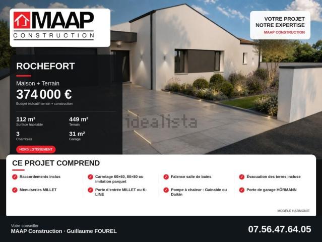 Maison vente à Le Bois et la Forêt, Rochefort
