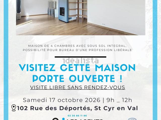 Maison vente à Saint-Cyr-en-Val, Loiret
