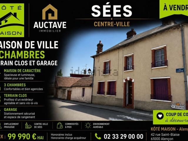 Maison vente à Sées, Orne