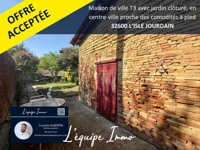 Maison vente à Auch, L'isle-jourdain