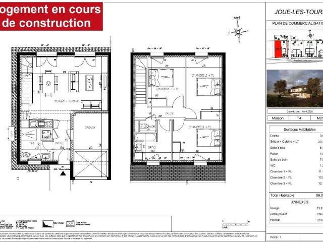 Maison location à Le Morier, Joué-lès-Tours