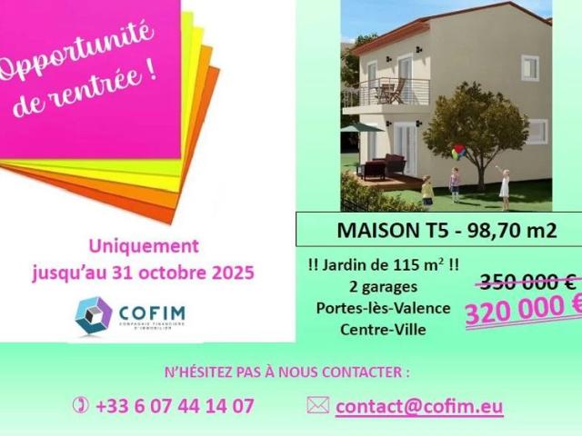 Maison vente à France métropolitaine, Portes-lès-valence