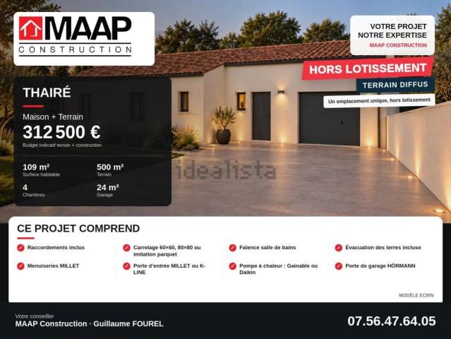 Maison vente à La Fondelay, Thairé