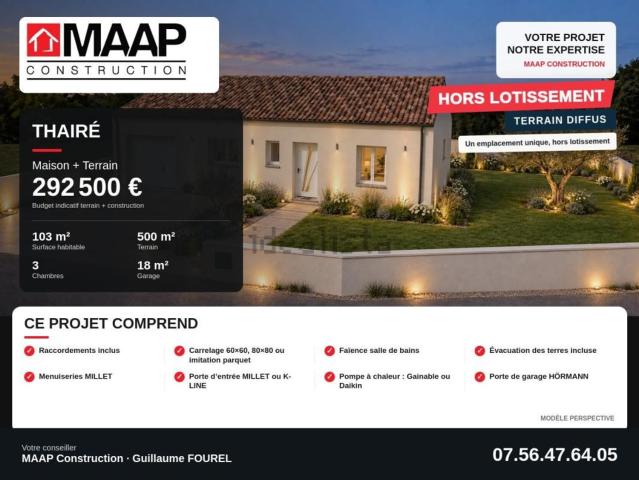 Maison vente à La Fondelay, Thairé