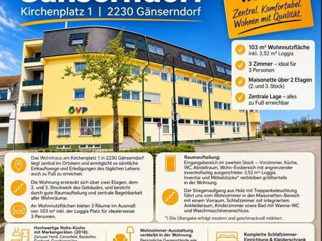 Wohnung kaufen in Gänserndorf, Bezirk Gänserndorf