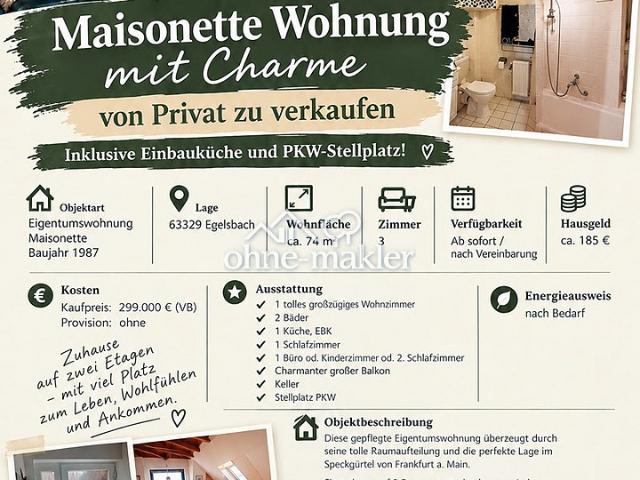 Apartment kaufen in Egelsbach, Hessen