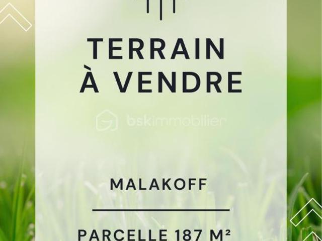 Terrain vente à Malakoff, Hauts-de-Seine