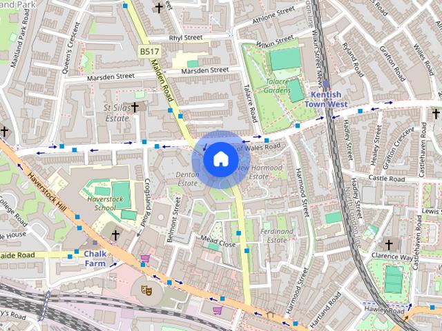 Apartment for rent in Chalk Farm, Greater London