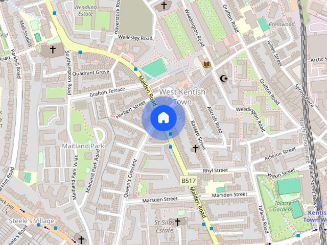 Apartment for rent in Chalk Farm, Greater London
