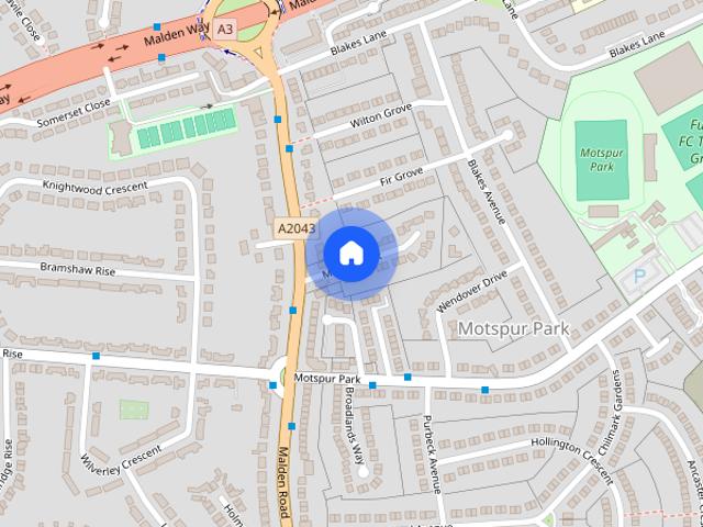 House for rent in New Malden, Motspur Park