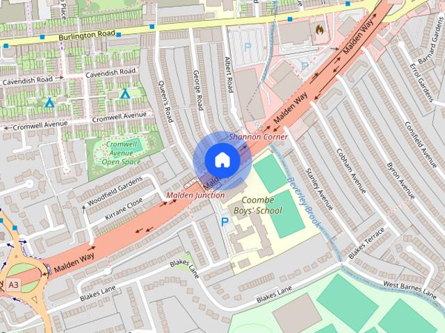 Apartment for rent in New Malden, Motspur Park