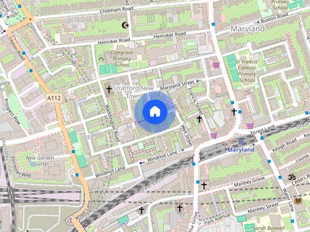 Apartment for rent in Maryland, Greater London