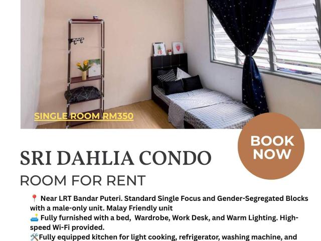 Room for rent in Petaling, Subang Jaya