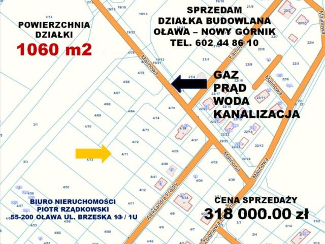 Grunt na sprzedaż w Oława, Dolnośląskie