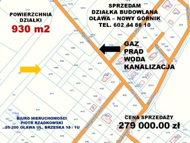 Grunt na sprzedaż w Oława, Dolnośląskie