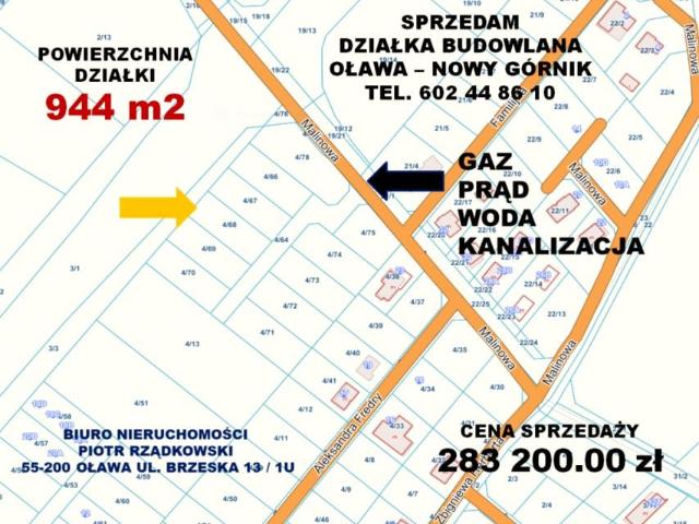 Grunt na sprzedaż w Oława, Dolnośląskie
