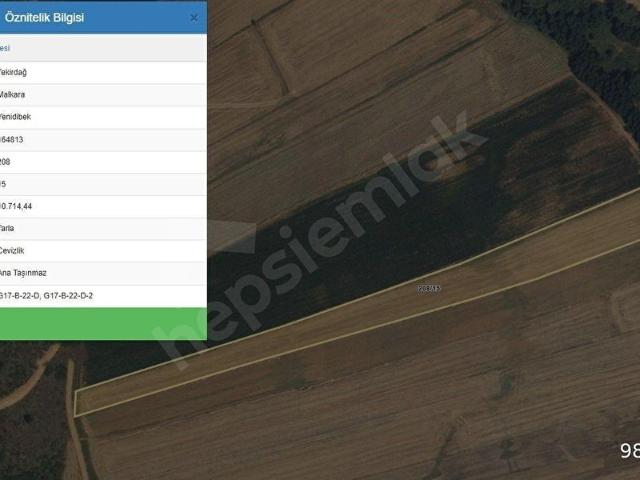 Malkara, Tekirdağ içerisinde satılık Arsa