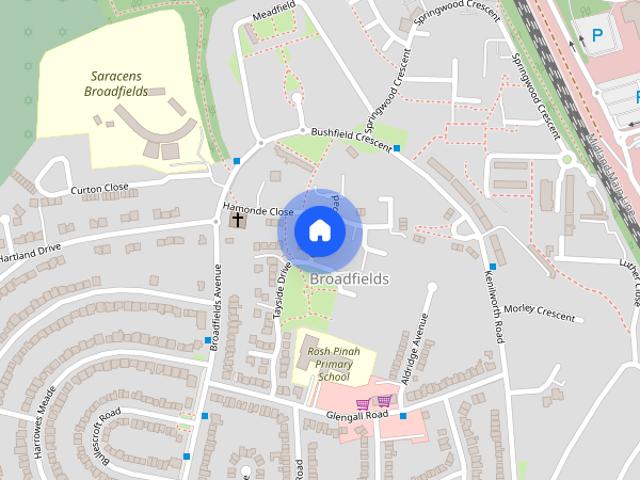 Apartment for rent in Broadfields, Greater London