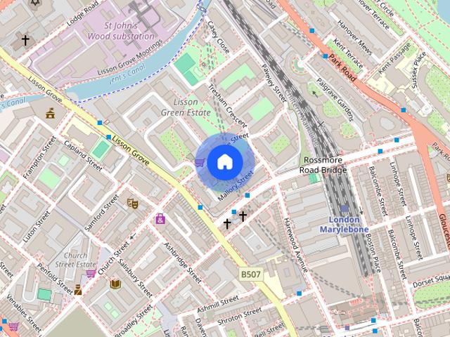 Apartment for rent in Lisson Green Estate, St John's Wood