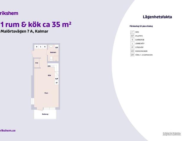 Lägenhet hyra i Kalmar