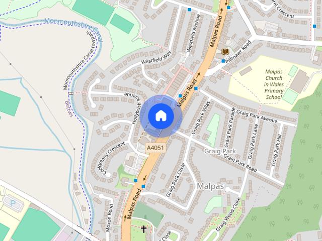 House for rent in Malpas Park, Newport