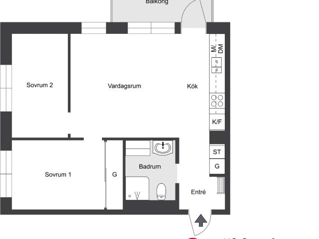 Bostadsrätt till salu i Stockholm