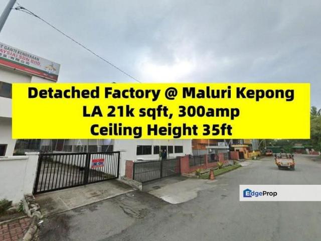 Warehouse for rent in Kepong, Kuala Lumpur