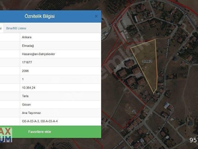Elmadağ, Ankara içerisinde satılık Arsa