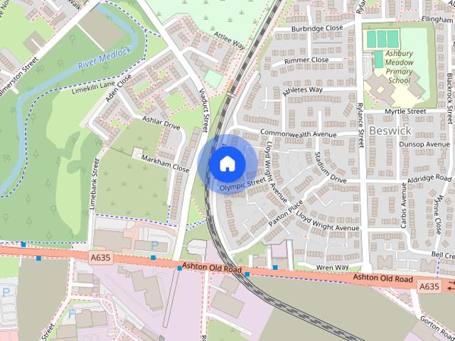 House for rent in Georgia, Greater Manchester