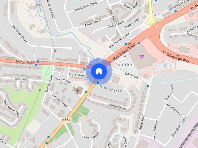 Apartment for rent in Sudden, Burnedge