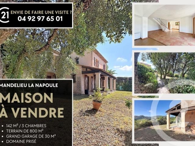 Maison vente à Grasse, Mandelieu-la-napoule