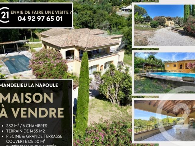 Maison vente à Grasse, Mandelieu-la-napoule