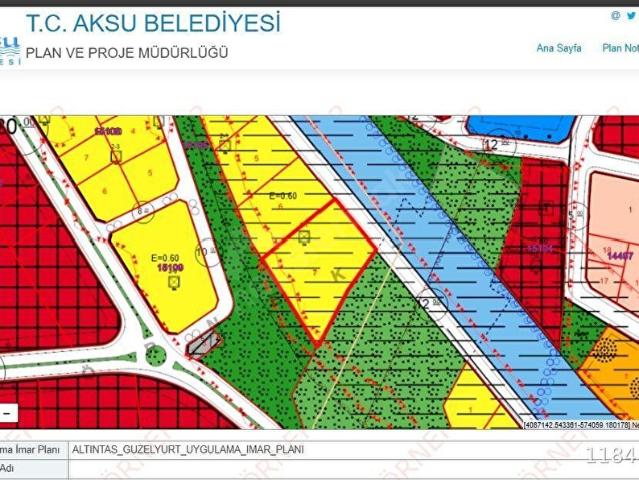 Aksu, Antalya içerisinde satılık Arsa