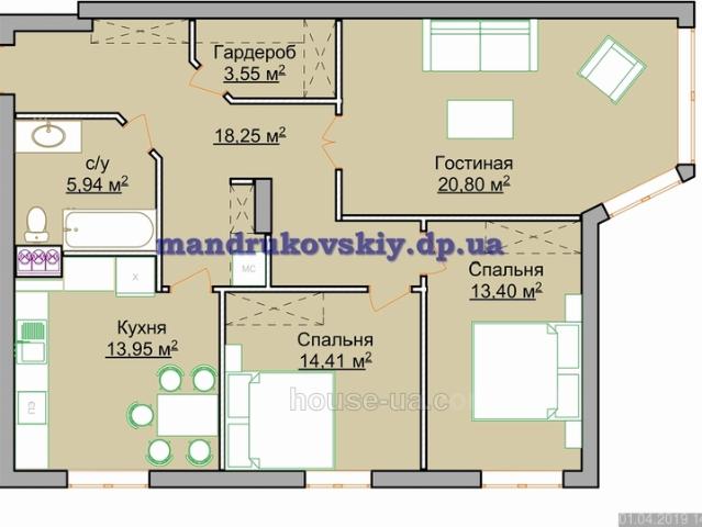 Квартира продажа в Подгородном, Тернопольской области