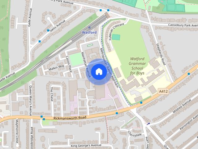 Apartment for rent in Holywell Estate, North Watford