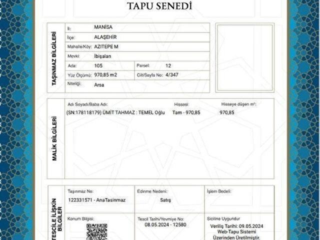 Alaşehir, Manisa içerisinde satılık Villa